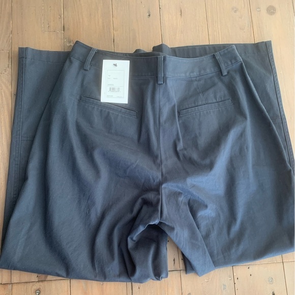 Theory UTILITY PATCH COTTON PANTS NAVY NWT M - Picture 6 of 8